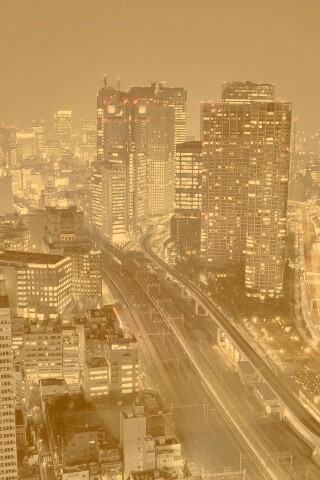 Ночной город обои