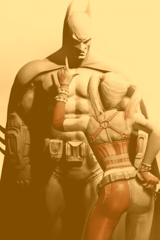 Бэтман и Харли Куин обои