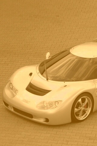 Красивый серебристый спорткар обои