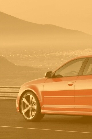 Ауди RS3 вид сзади обои