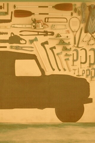 Типичный гараж обои