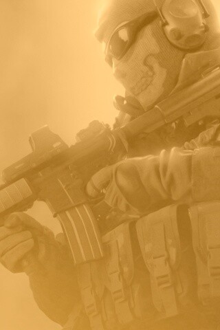 Солдат в маске обои