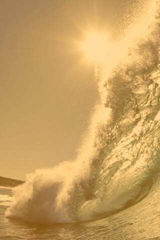 Гигантская волна обои