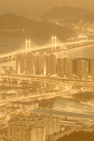 Ночной город обои