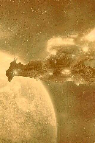 Hyperion летит к земле обои