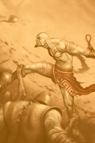 Бог войны обои