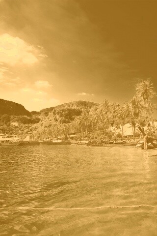 Призрачный пляж обои