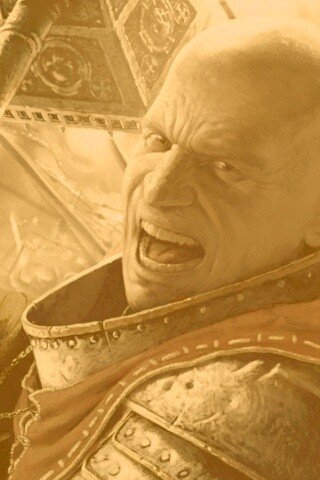 Воин с боевым молотом обои