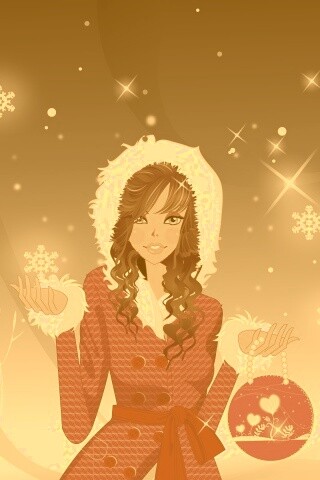 Модный новый год обои