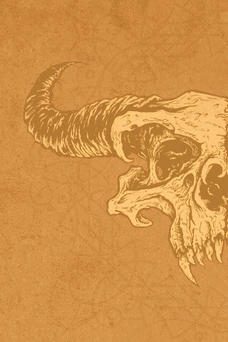 Череп дьявола обои