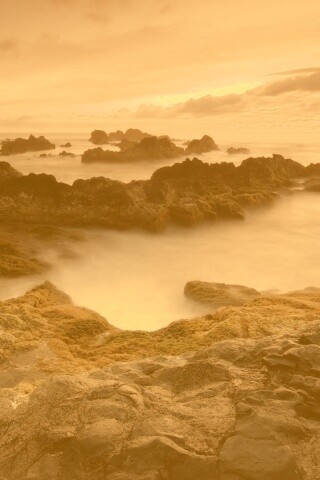 Острова в тумане обои