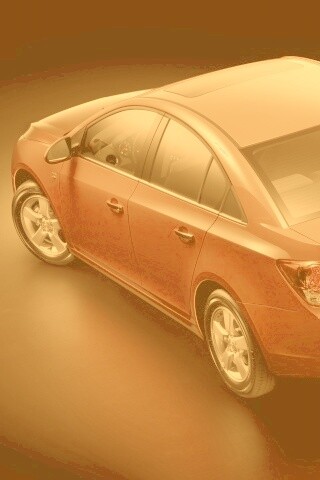 Шевроле Cruze красного цвета обои