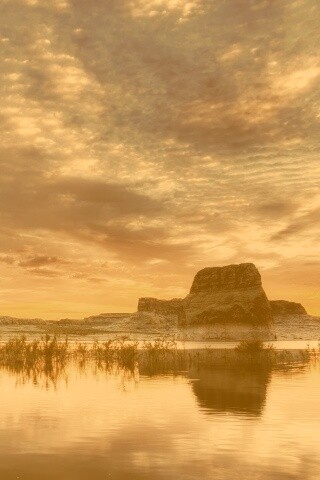 Горное озеро обои