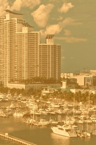 Курортный город обои