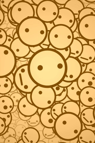 Фон из смайликов обои