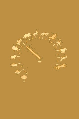 Стилизованный спидометр обои