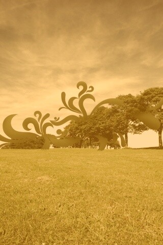 На равнине обои