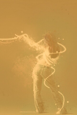 Девушка с бабочкой обои