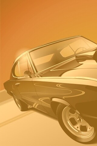 Векторный мускулкар обои