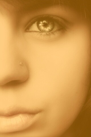 Лицо крупным планом обои
