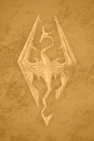 Логотип Skyrim обои
