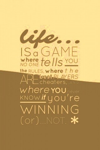 Жизнь - игра обои