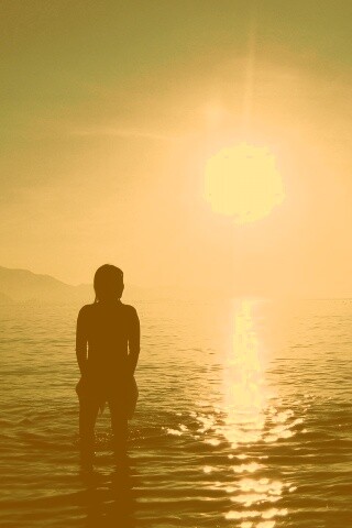 Море, солнце, девушки обои