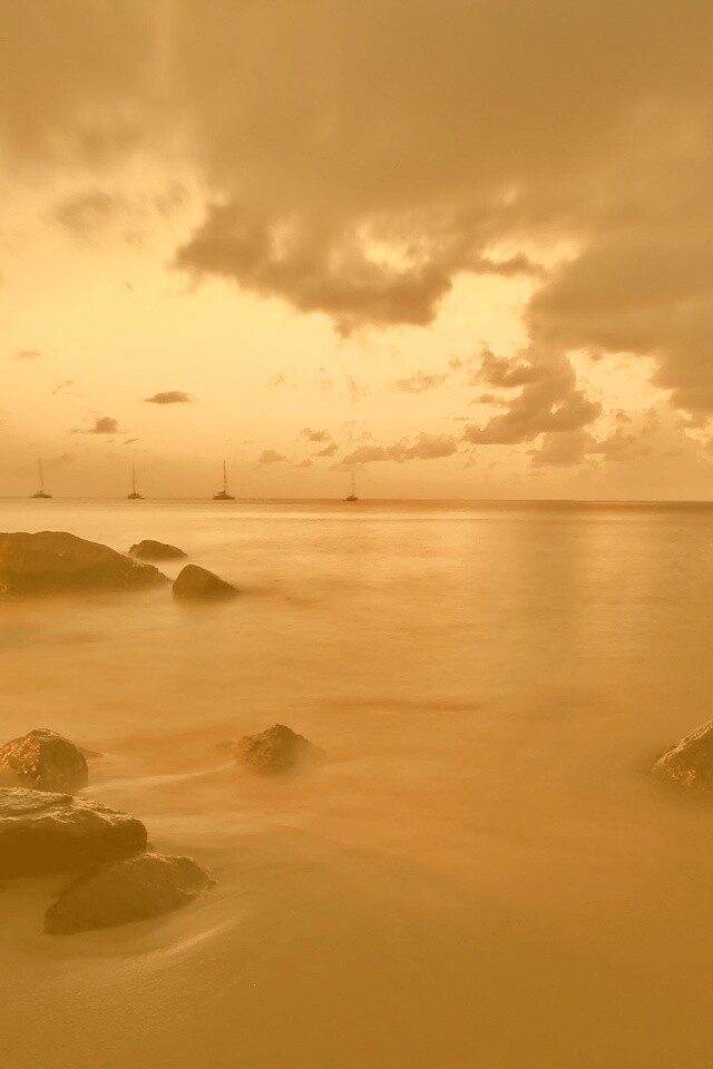 Кровавое море обои