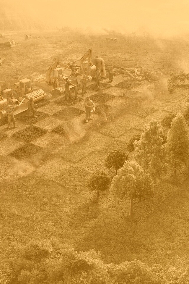 Цивилизация против природы обои