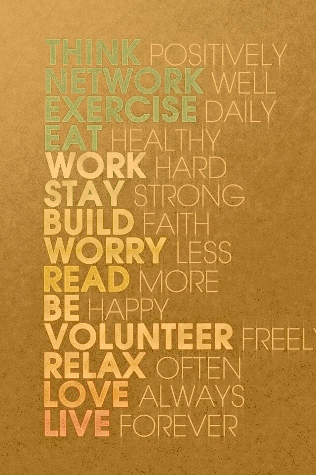 Think possitively обои