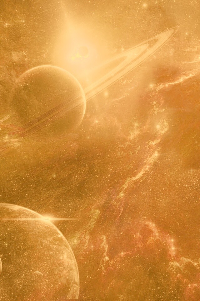 Красные оттенки космоса обои