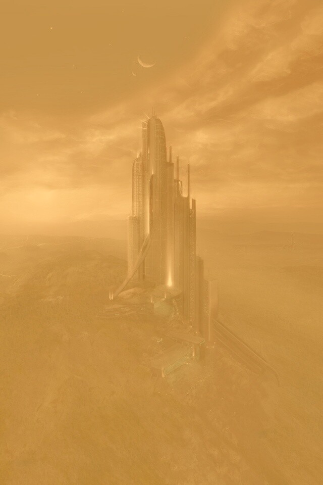 Города будущего обои