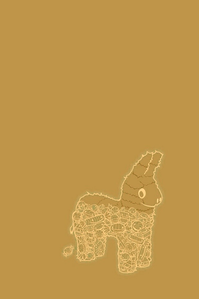 Кофеты прячутся в пинате обои