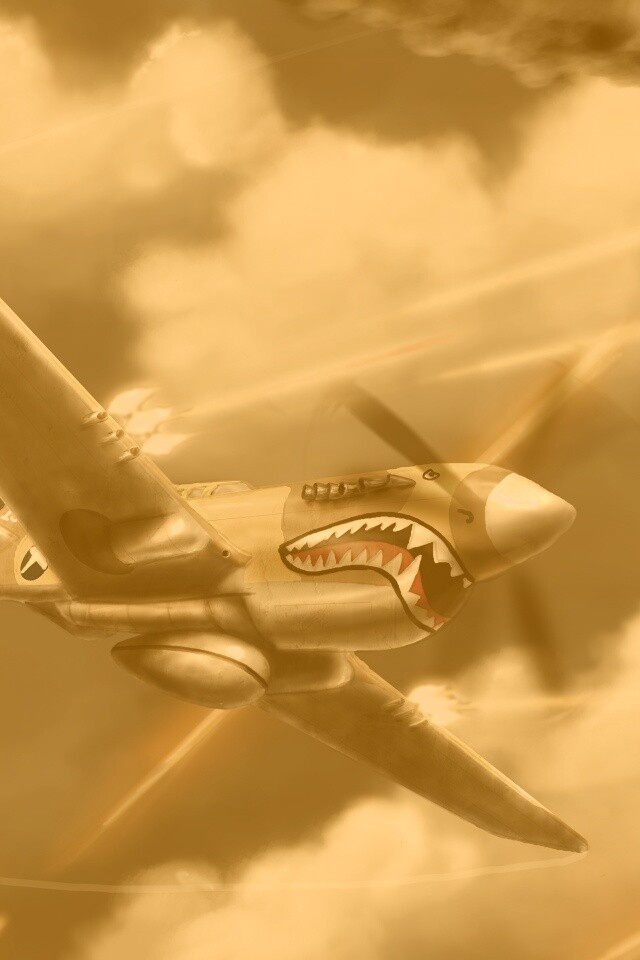 Истребитель акула обои