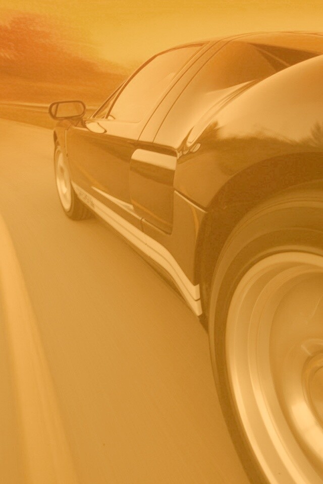 Авто на повороте обои