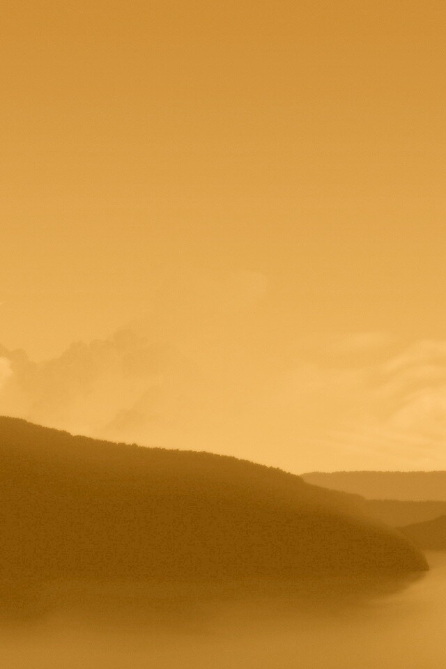 Желтое небо обои