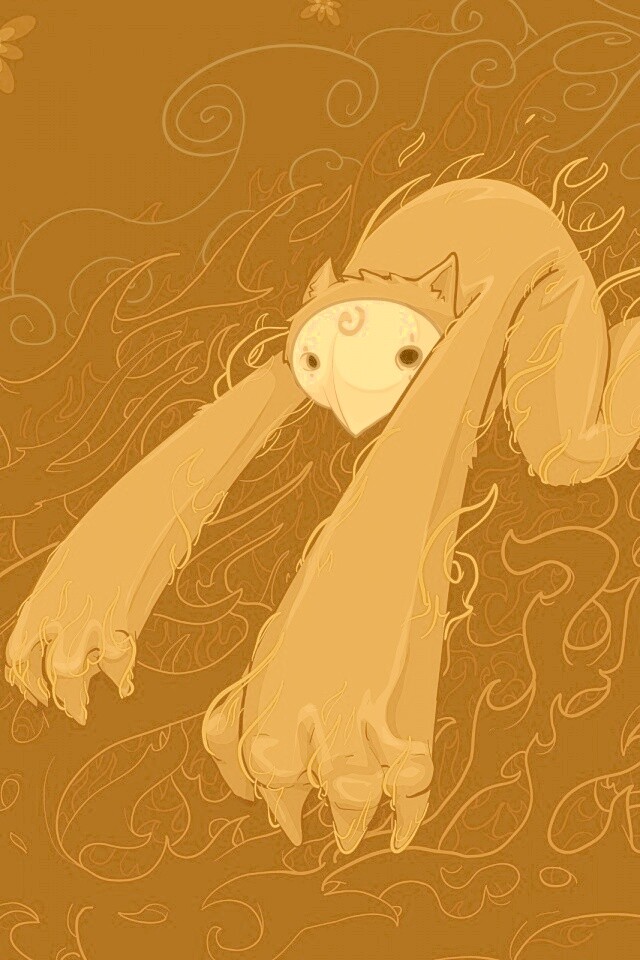 Огненный монстр обои