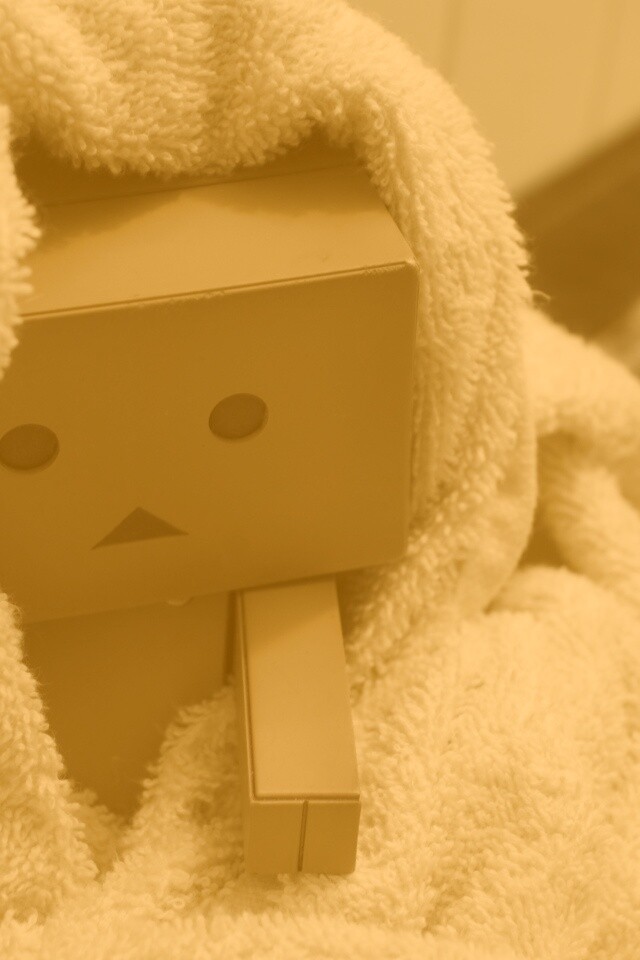 Yotsubato Danbo в полотенце обои