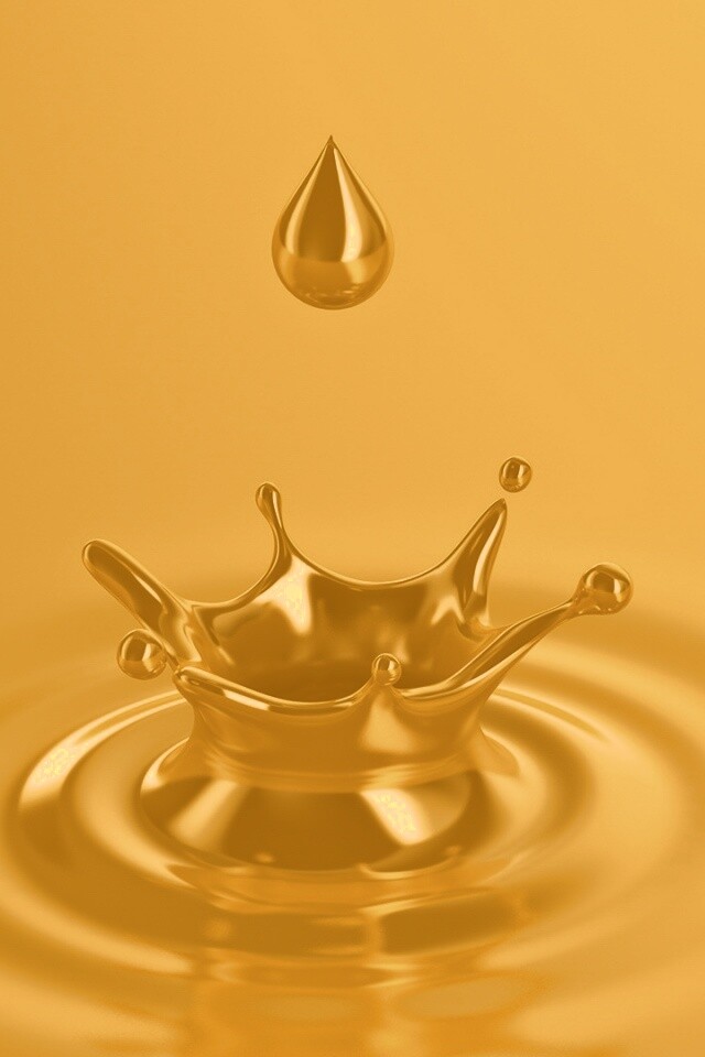 Золотая капля обои