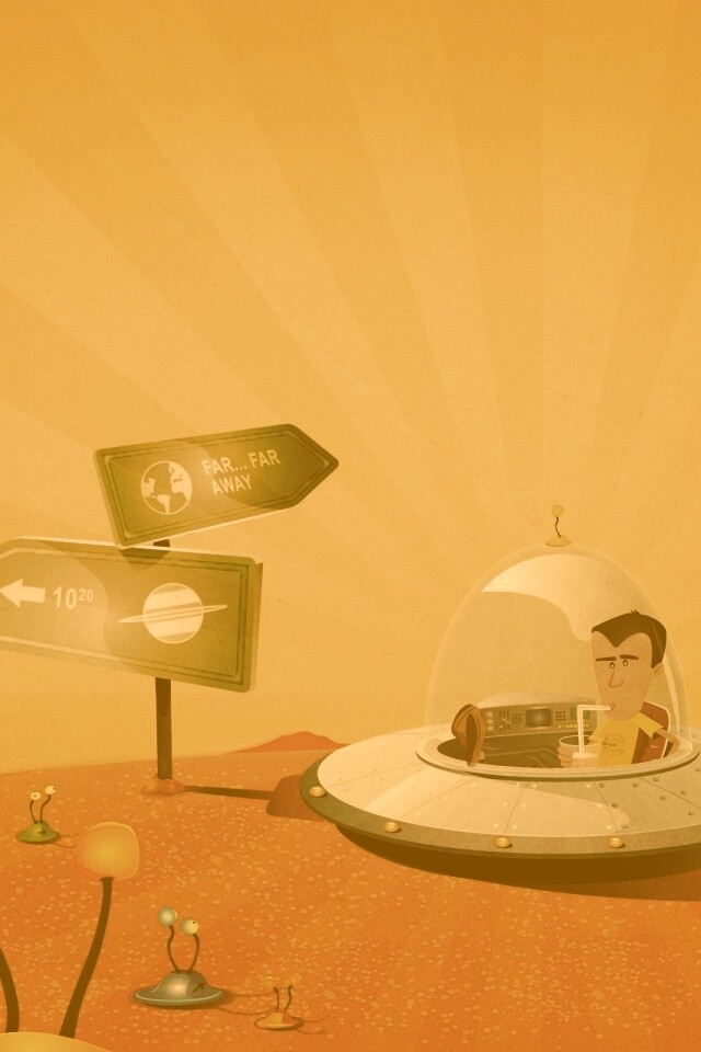 Космическое путешествие обои