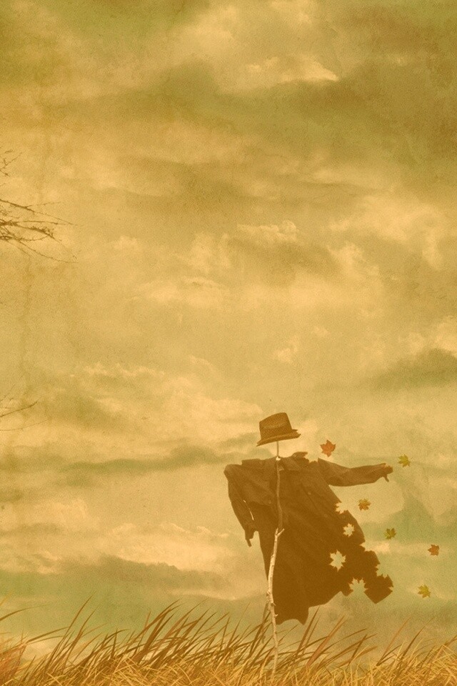 Забытое пугало обои