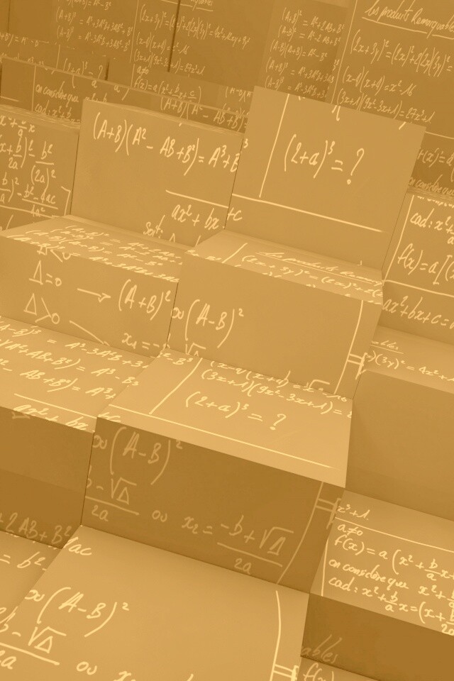 Черные кубы в уравнениях обои