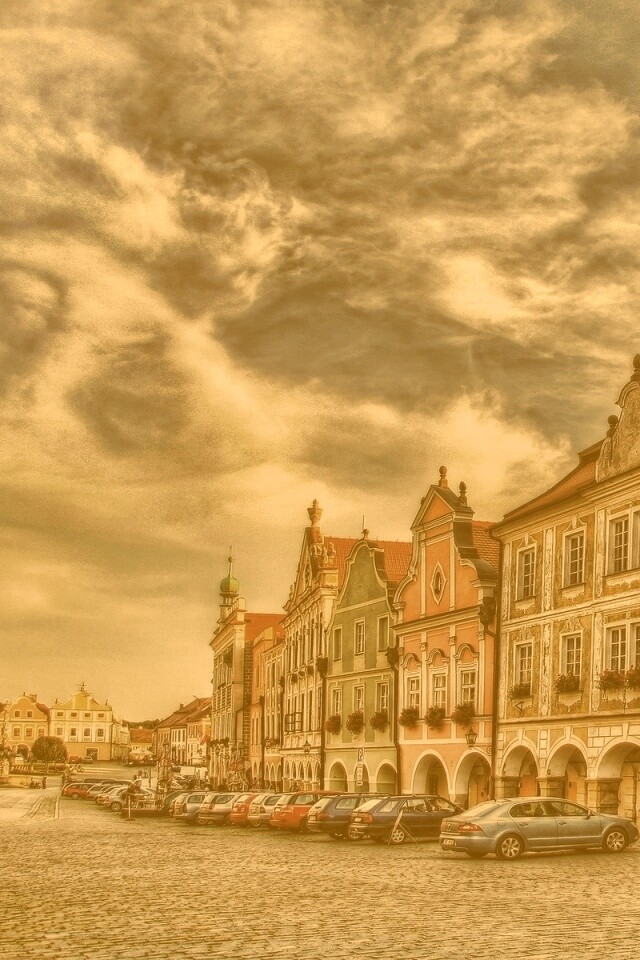 Домики в Чехии обои