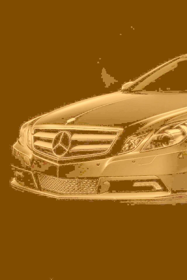 Черный Мерседес обои