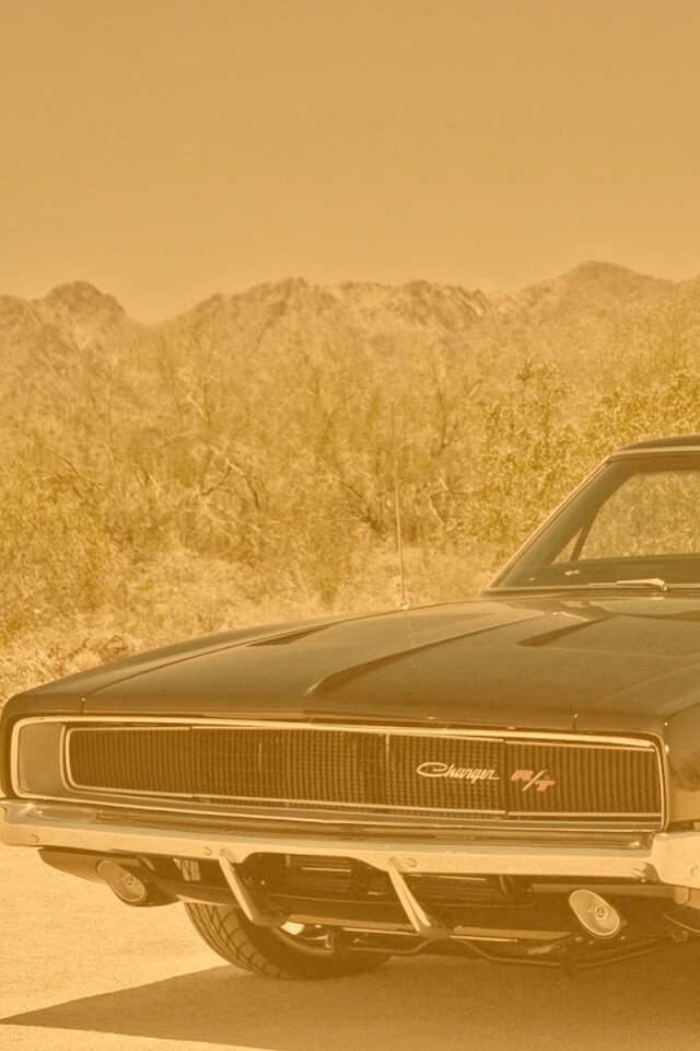 Черный Додж обои