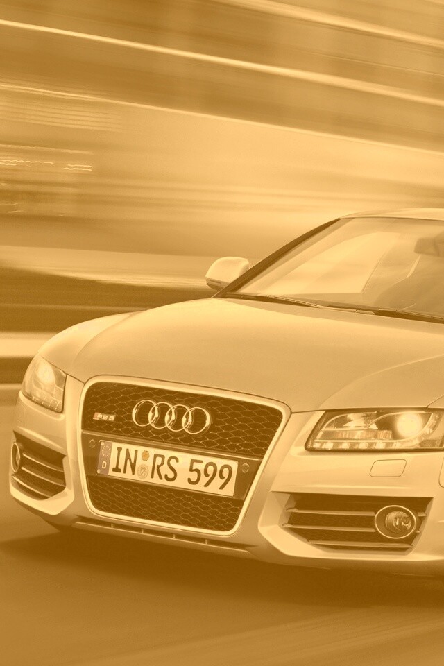Ауди на скорости обои