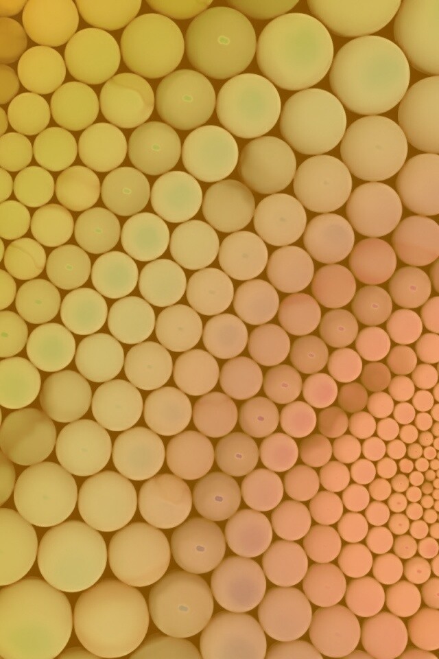 Радужные спирали из шариков обои