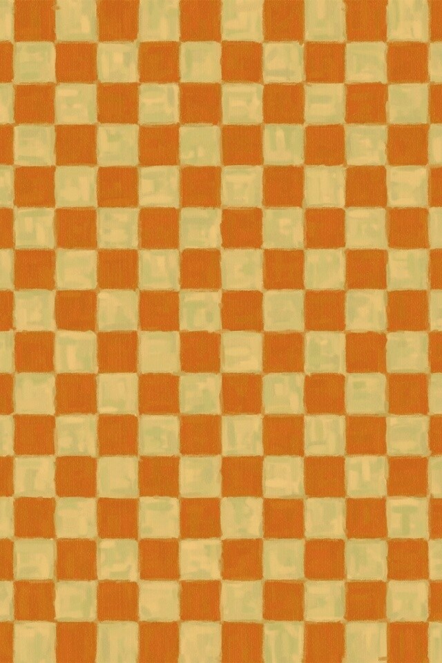 Рисованные красно-голубые клетки обои