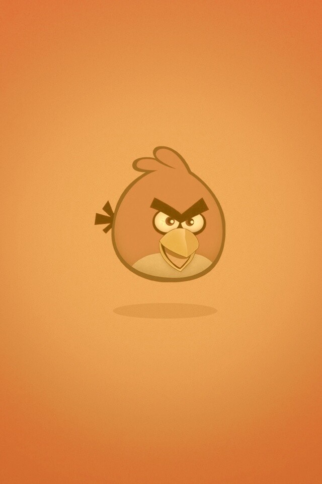 Красная птица из Angry Birds обои