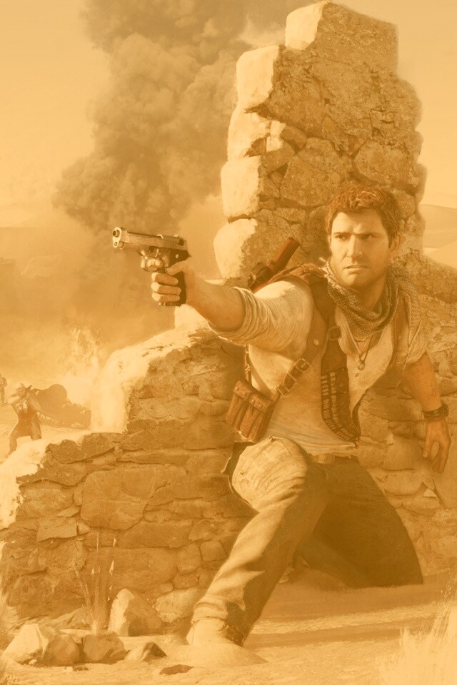 Бой в пустыне обои